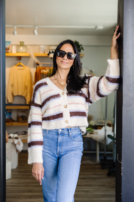 Montauk Sweater - Prep School Stripe