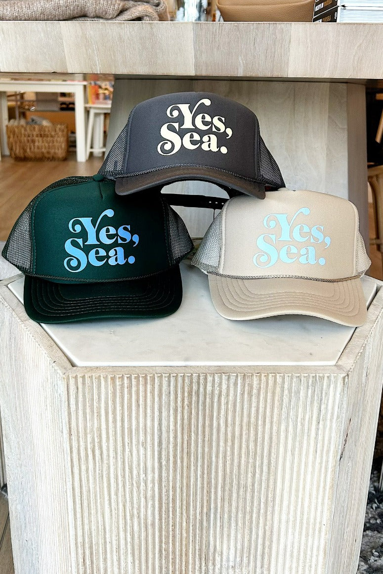 Yes, Sea Trucker Hat (Charcoal)