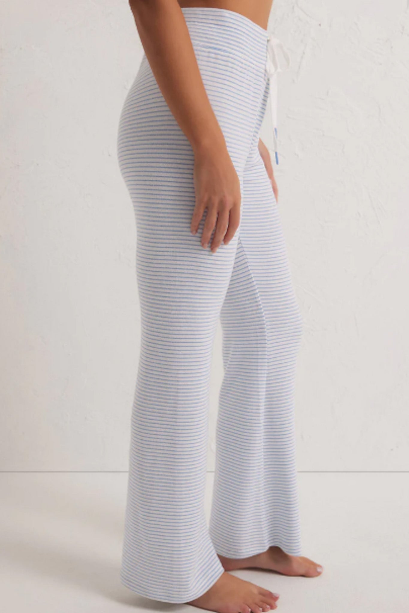 In The Clouds Stripe Pant (Blue Jay)