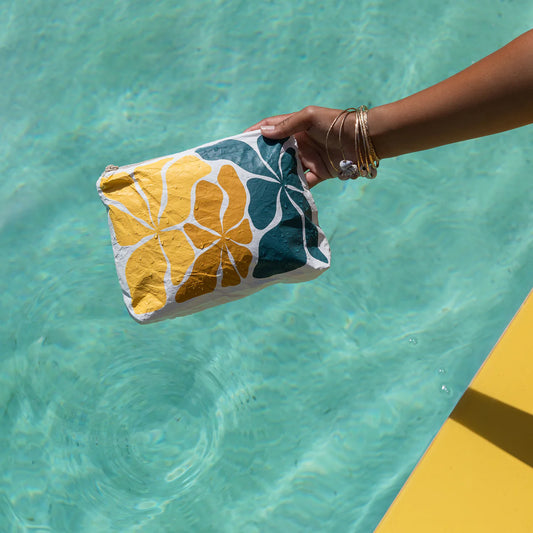 Small Pouch Wavy - Hot Mustard