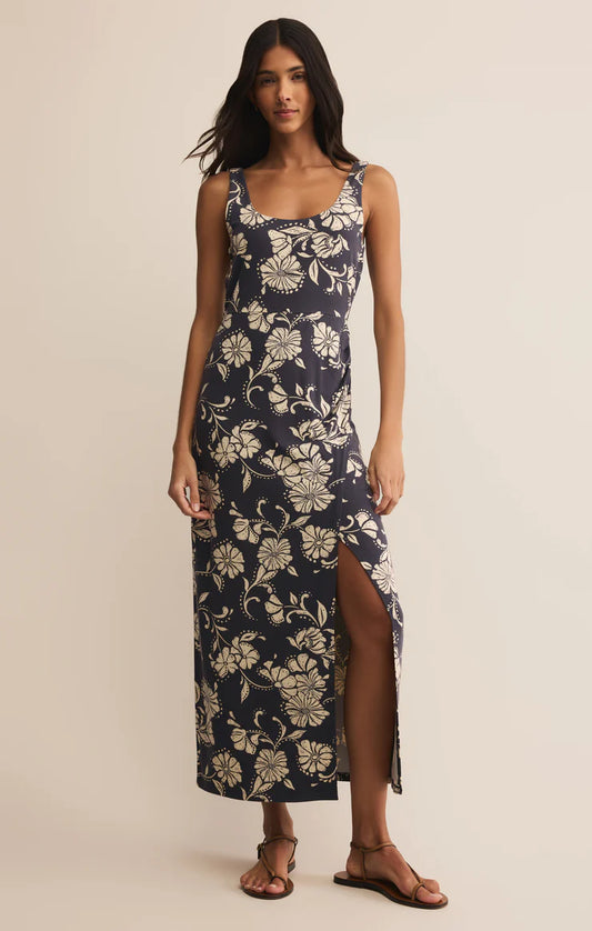 Melbourne Ari Floral Dress - Parchment
