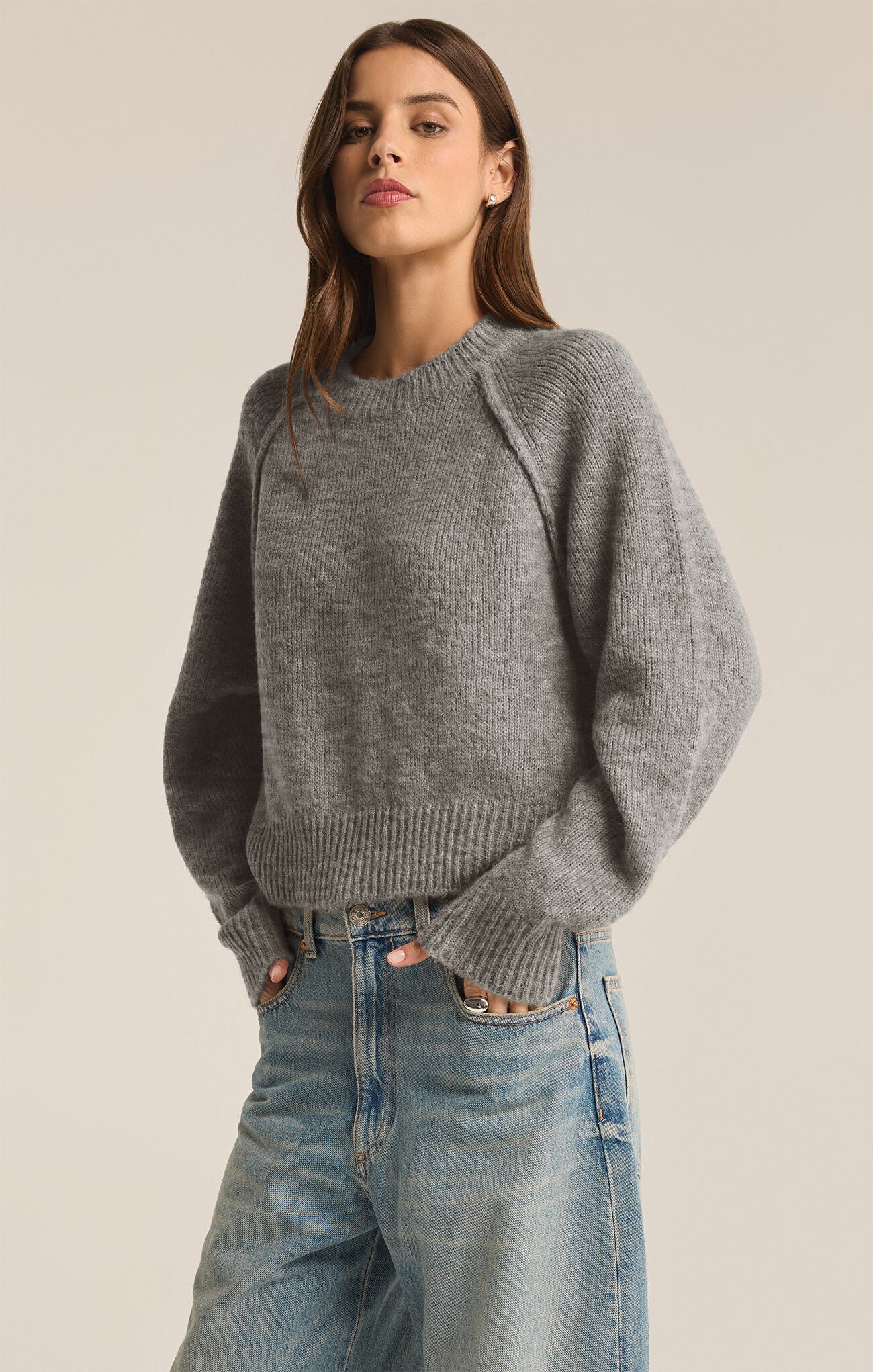 Adrian Sweater - Heather Grey