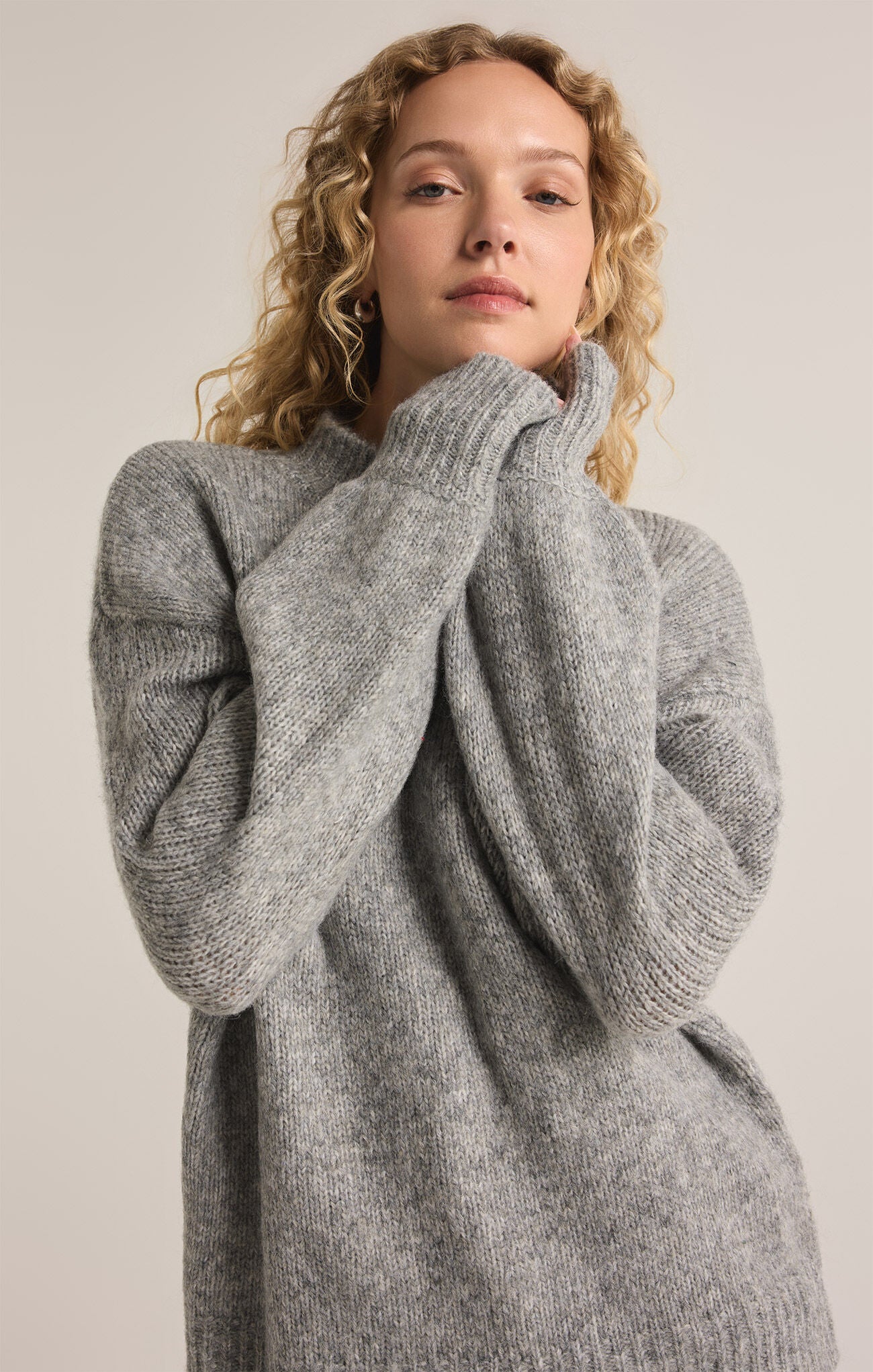 Adrian Sweater - Heather Grey