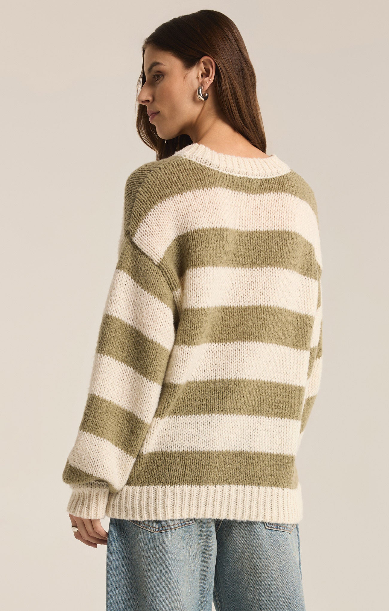 Anders Stripe Sweater - Willow