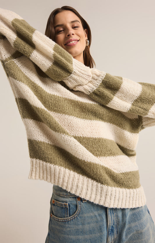 Anders Stripe Sweater - Willow