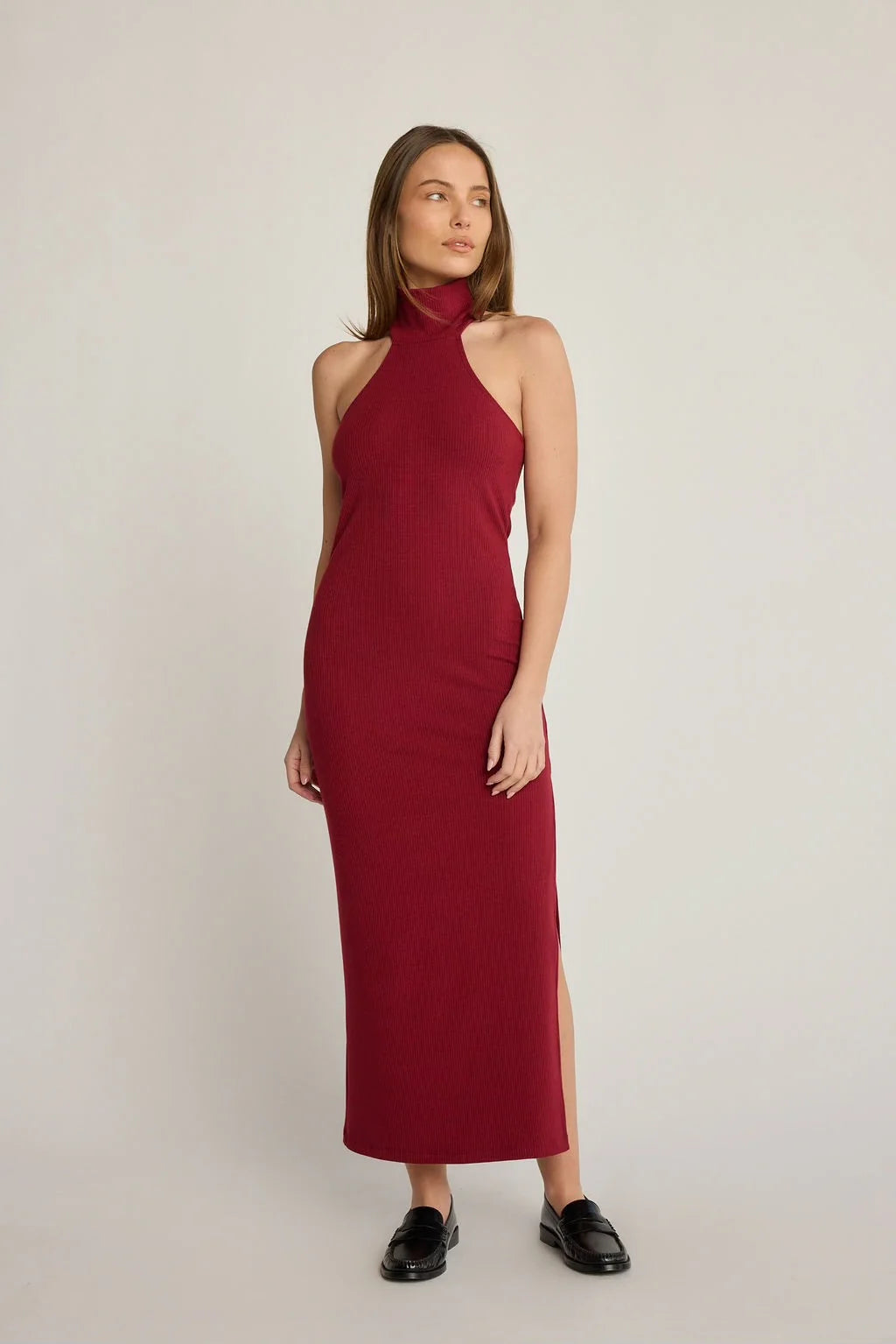 Athena Dress - Wine