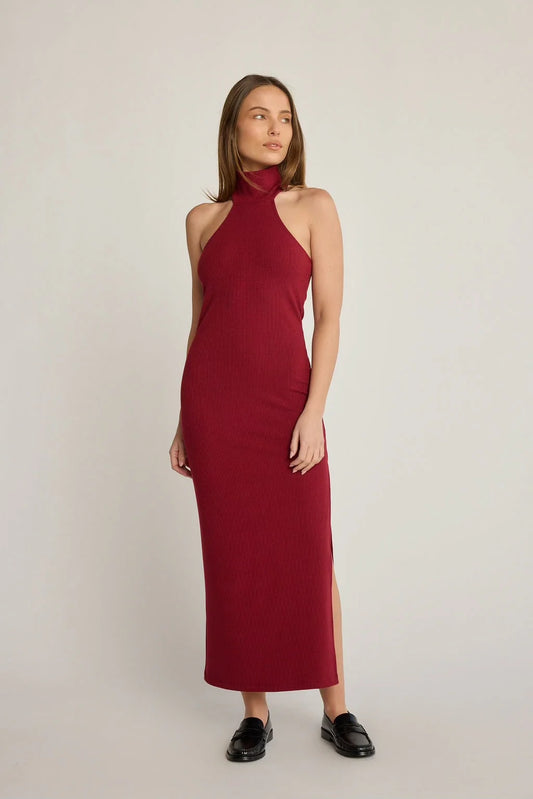 Athena Dress - Wine