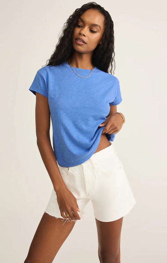 Modern Slub Tee - Bay Blue