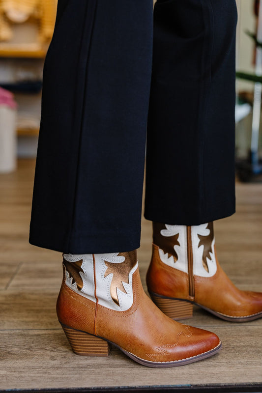 Spur Tall Faux Leather Boot - Camel