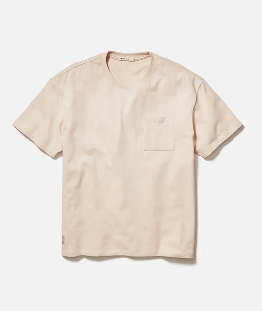 Relaxed Boxy Sueded Tee