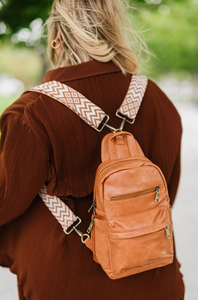 Bri Convertible Backpack Sling - Camel