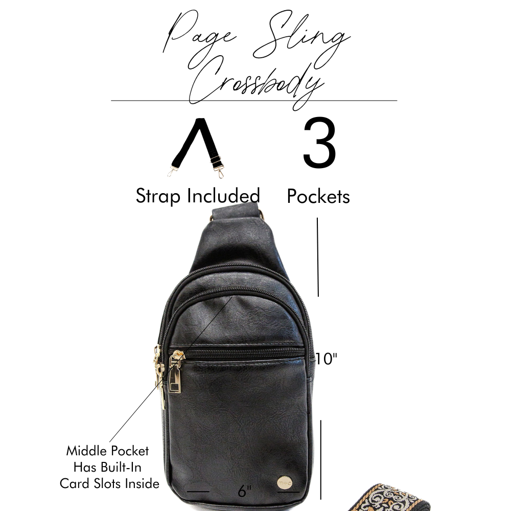 Page Convertible Crossbody Bag