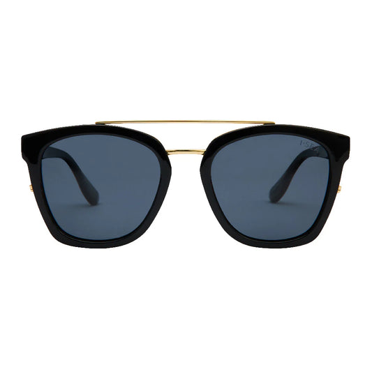 Chloe Polarized Sunglasses - Black / Smoke