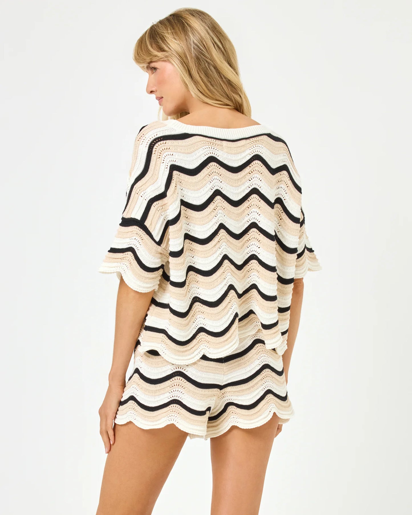 Make Waves Sweater Shorts - Costa Nova