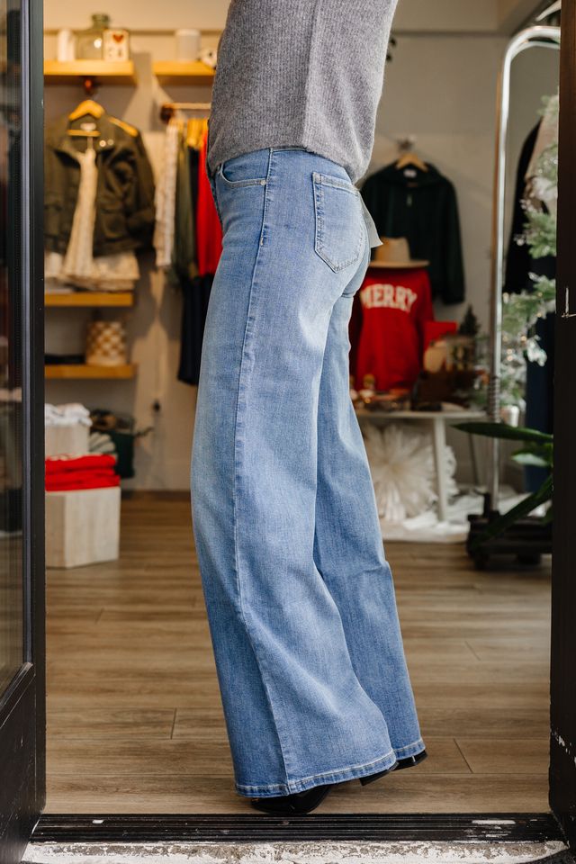 High Rise Wide Leg - Sloan