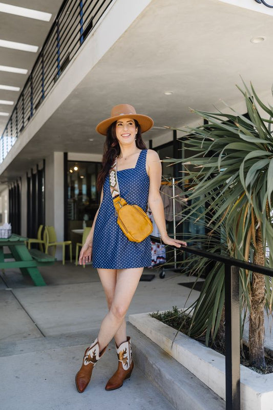 Dahlia Eyelet Dress - Chambray