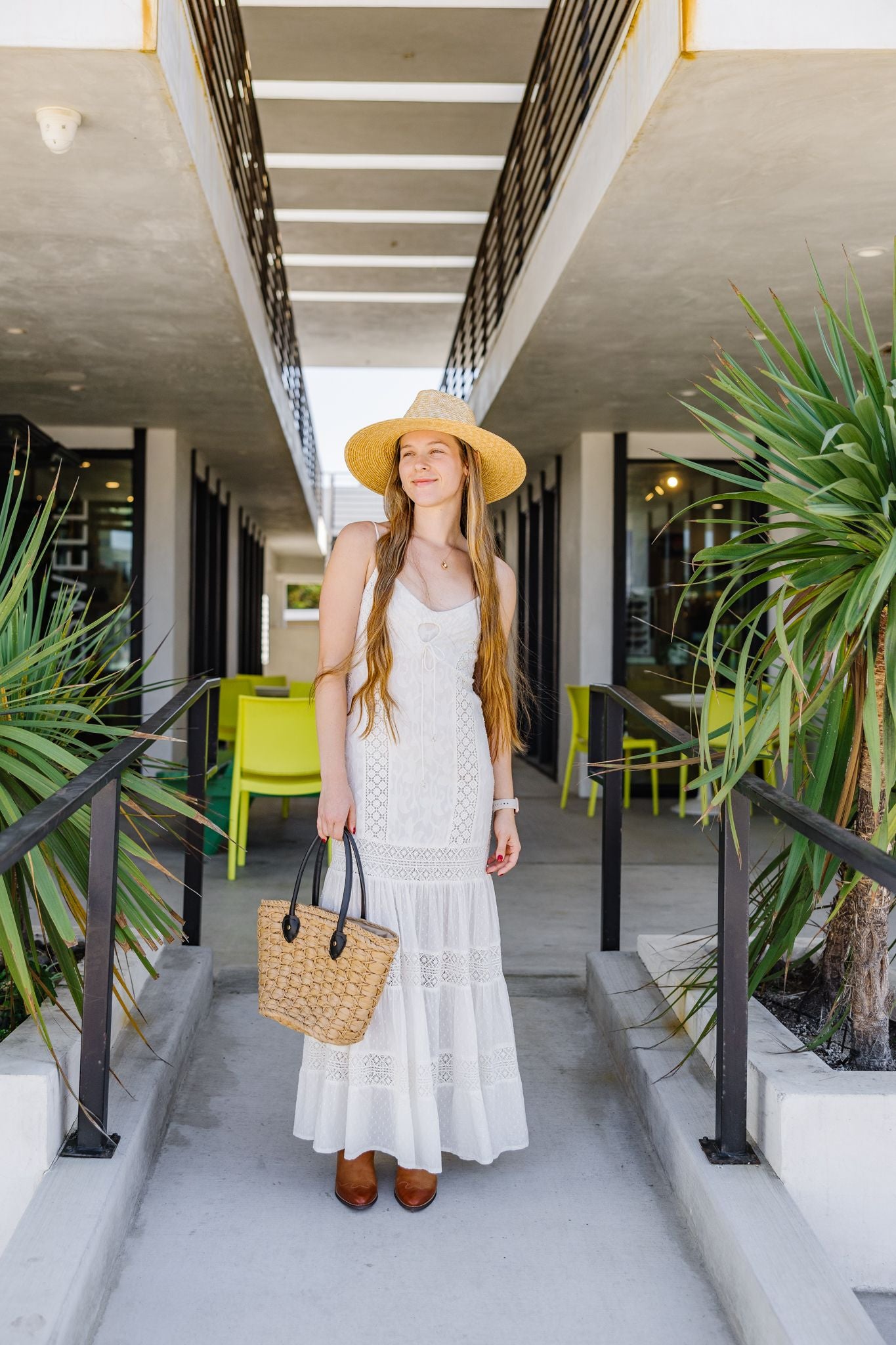 Mahon Maxi Dress - White