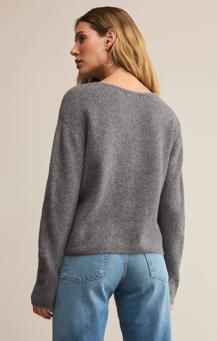 Emilie Cardigan - Heather Grey