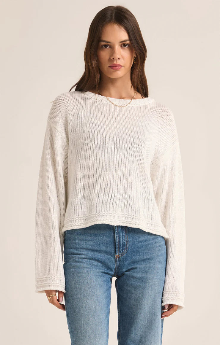 Emerson Sweater - White