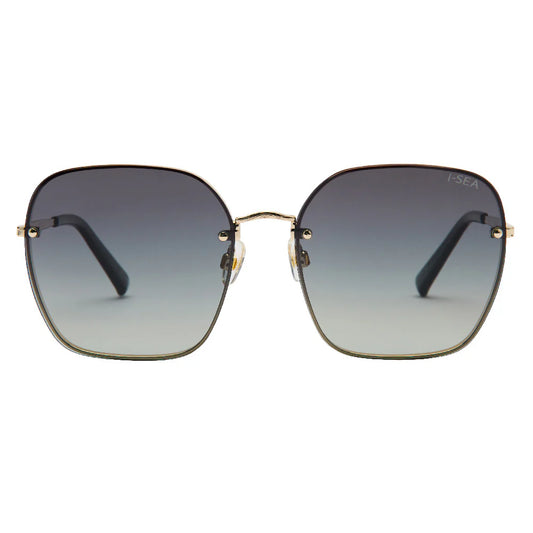 Emerson Polarized Sunglasses - Gold / Smoke