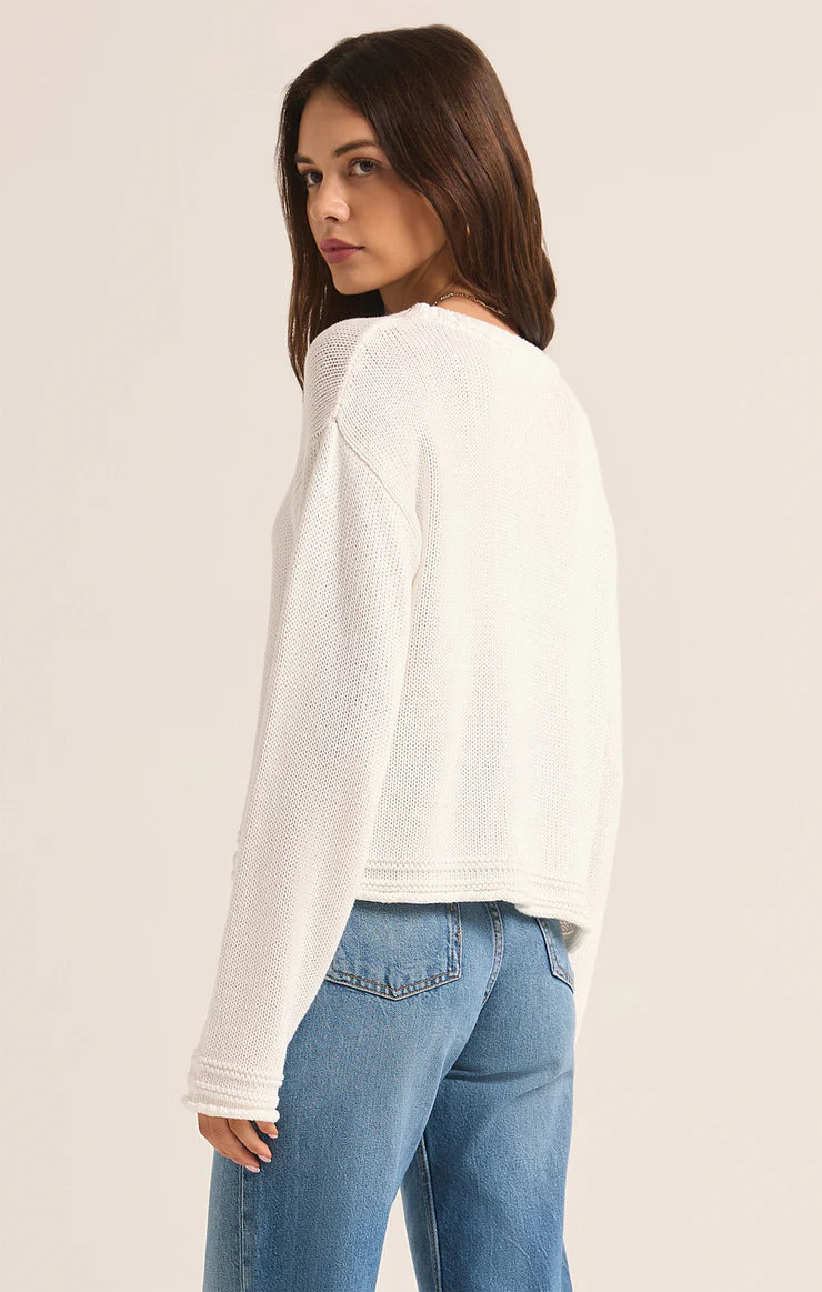 Emerson Sweater - White