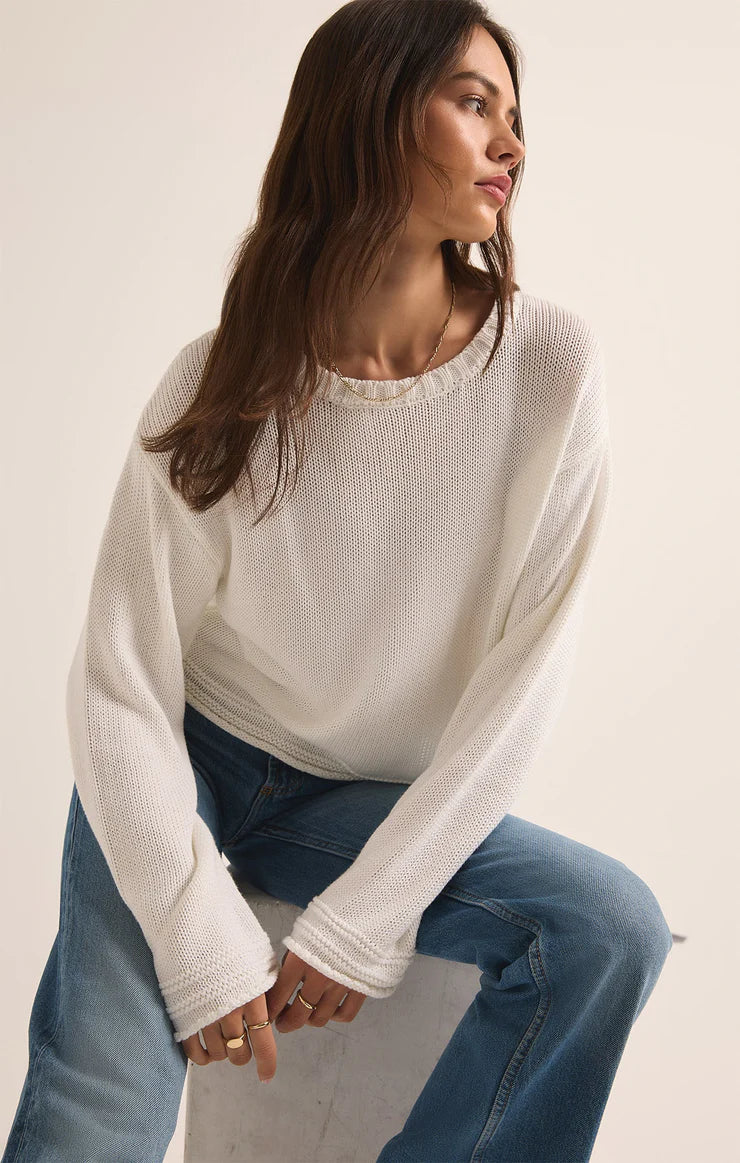 Emerson Sweater - White