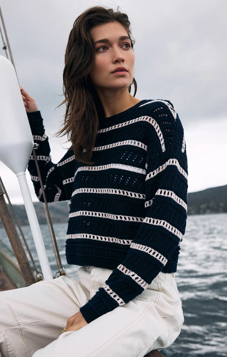 Estero Stripe Sweater - Eclipse