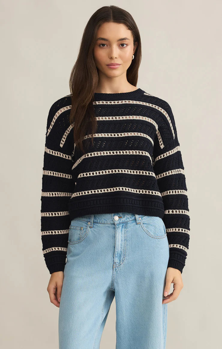 Estero Stripe Sweater - Eclipse