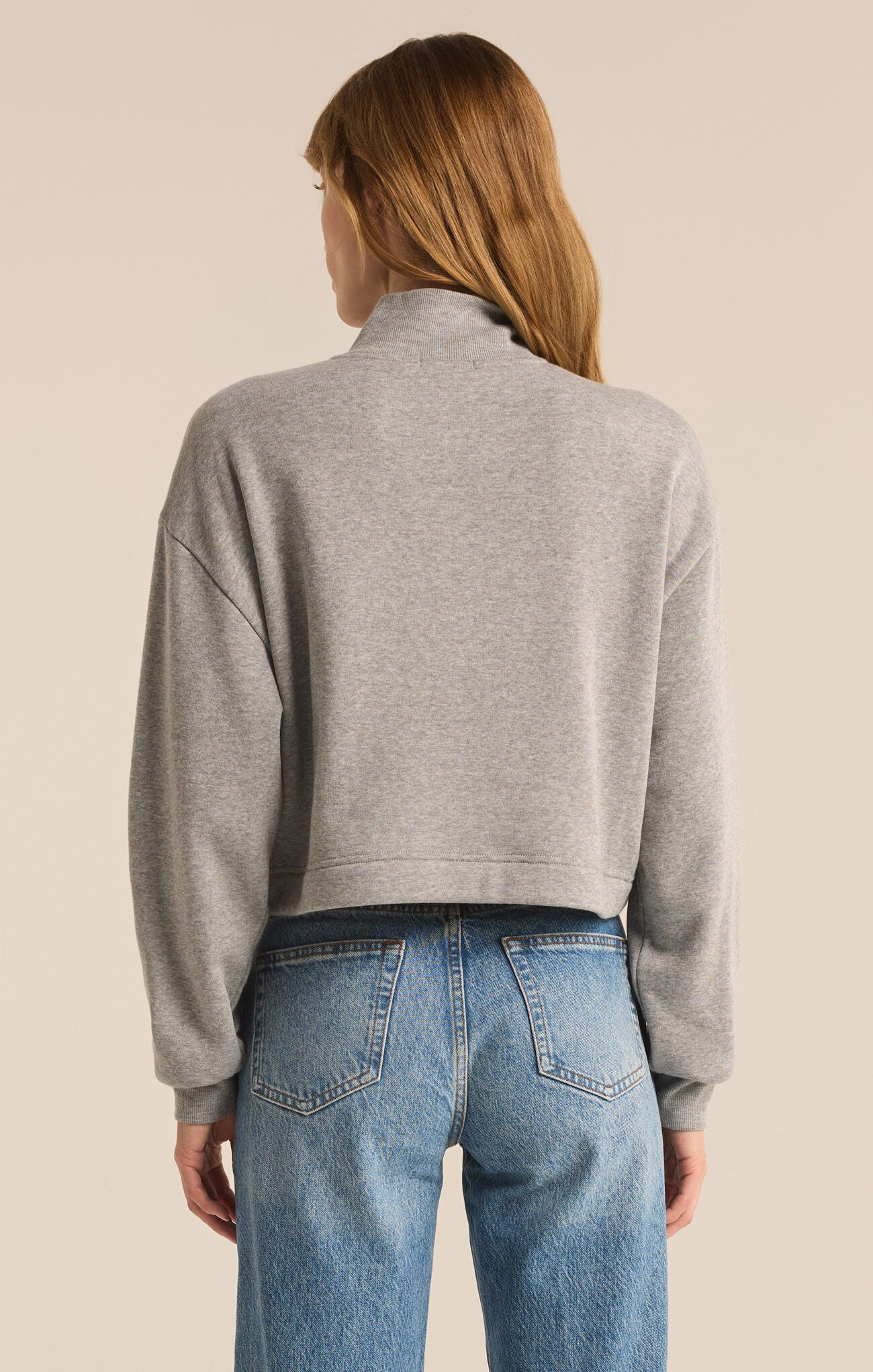 Feeling The Moment Sweatshirt - Heather Grey