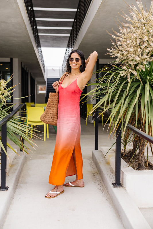 Gabrielle Slip Dress - Warm Ombre