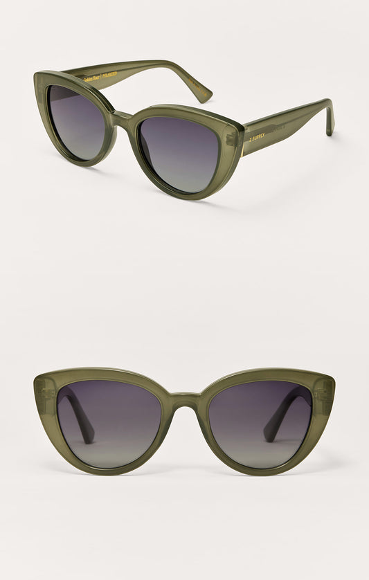Golden Hour Olive - Polarized Sunglasses
