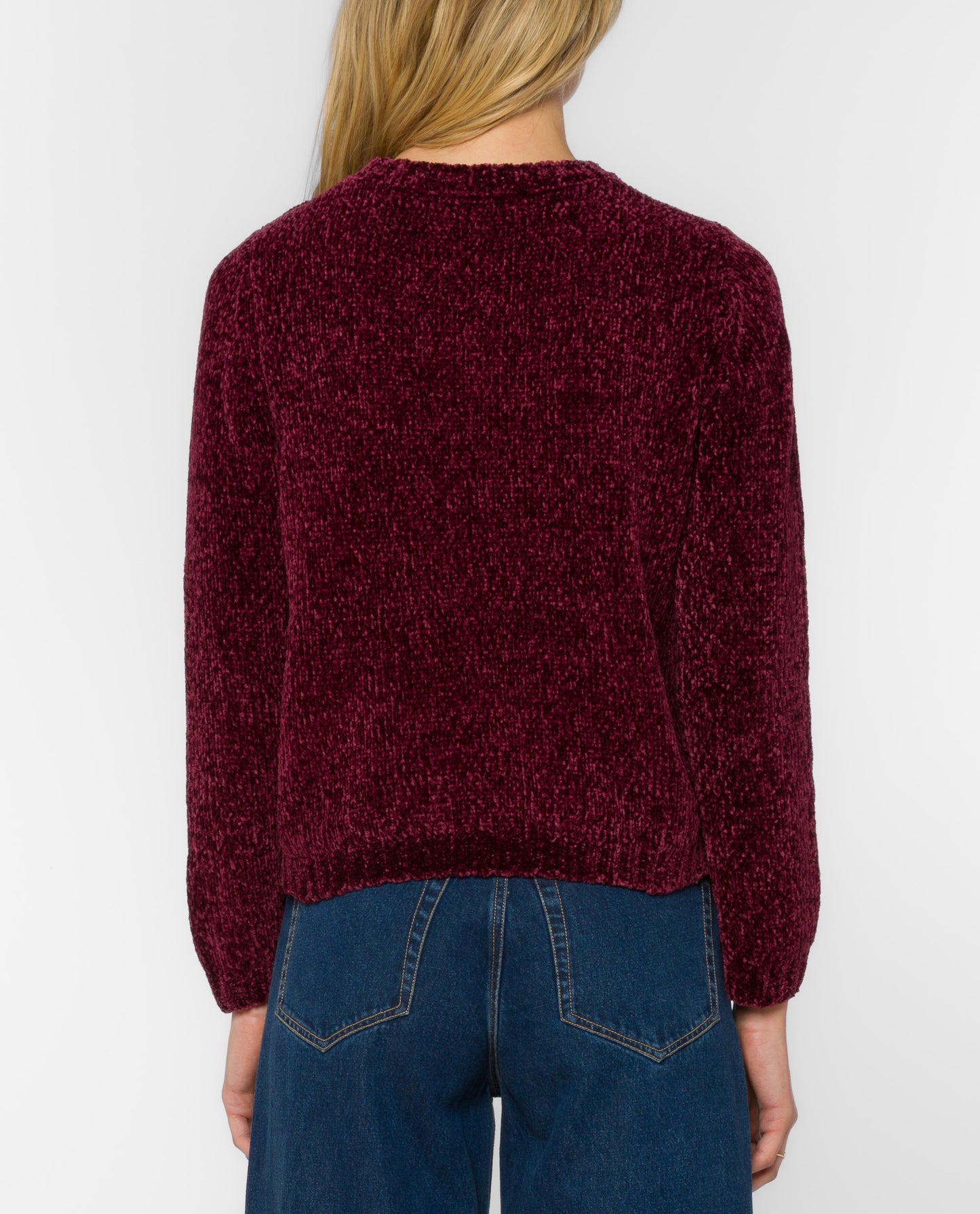 The Corina Sweater - Cabernet
