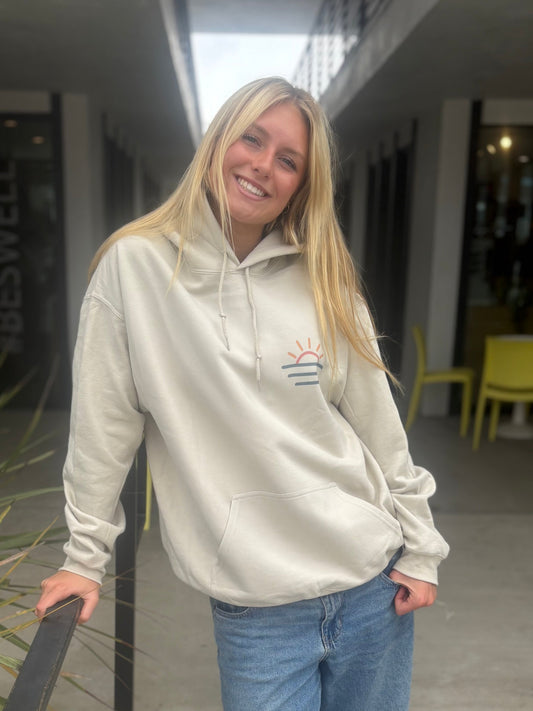 Let's Watch The Sunset Hoodie - Sand