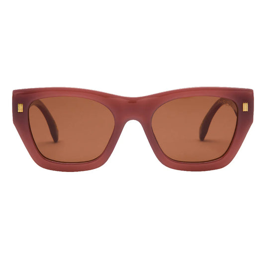 Ivy Polarized Sunglasses - Dusty Rose / Brown