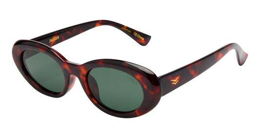 Jagger Polarized Sunglasses - Tort / Green