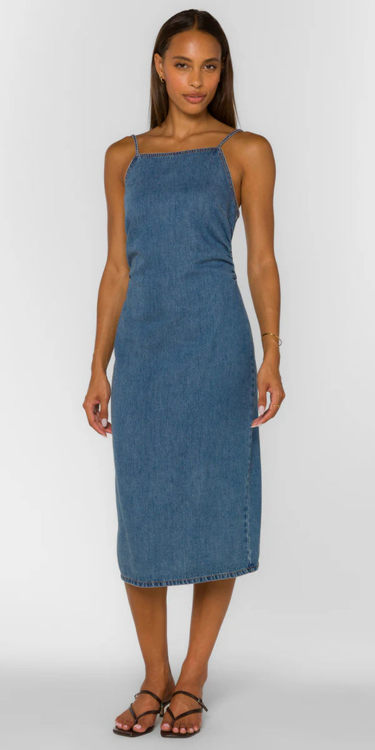 Karissa Midi Dress - Denim