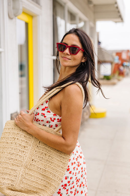 Las Lomas Straw Bag - Multi