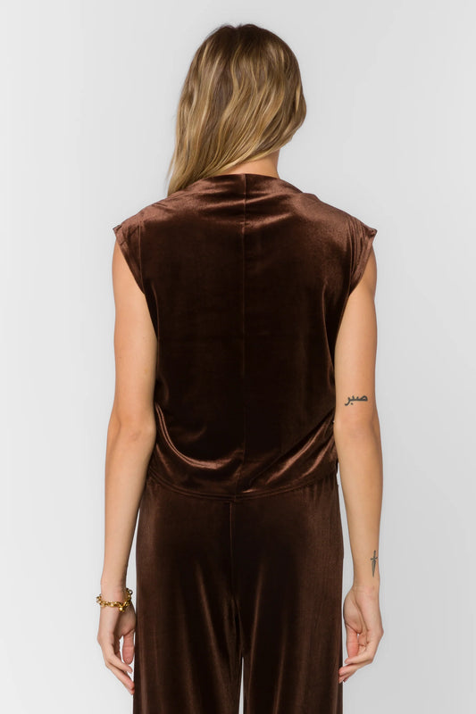 The Lavali Top - Velvet Brown