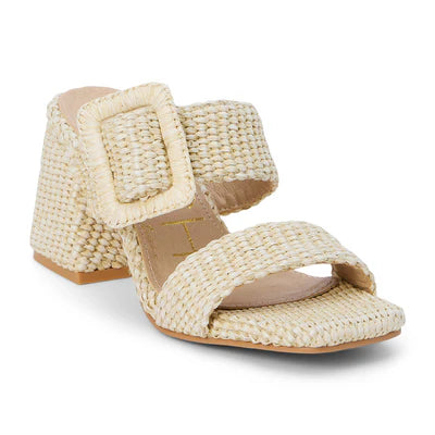Lucy Heeled Sandal - Natural