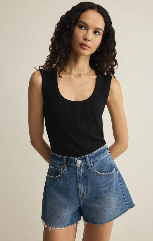 Alex Hi Rise Vintage Denim Short - Pismo