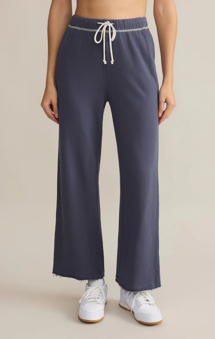 Huntington French Terry Pant - Worn Blue