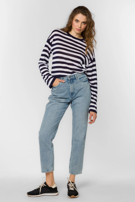 Rumi Longsleeve Top - Sailor