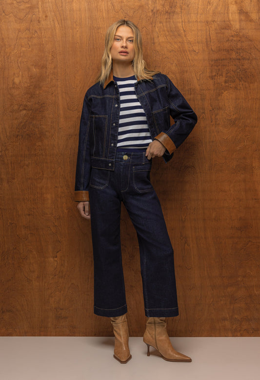 Rumi Longsleeve Top - Sailor