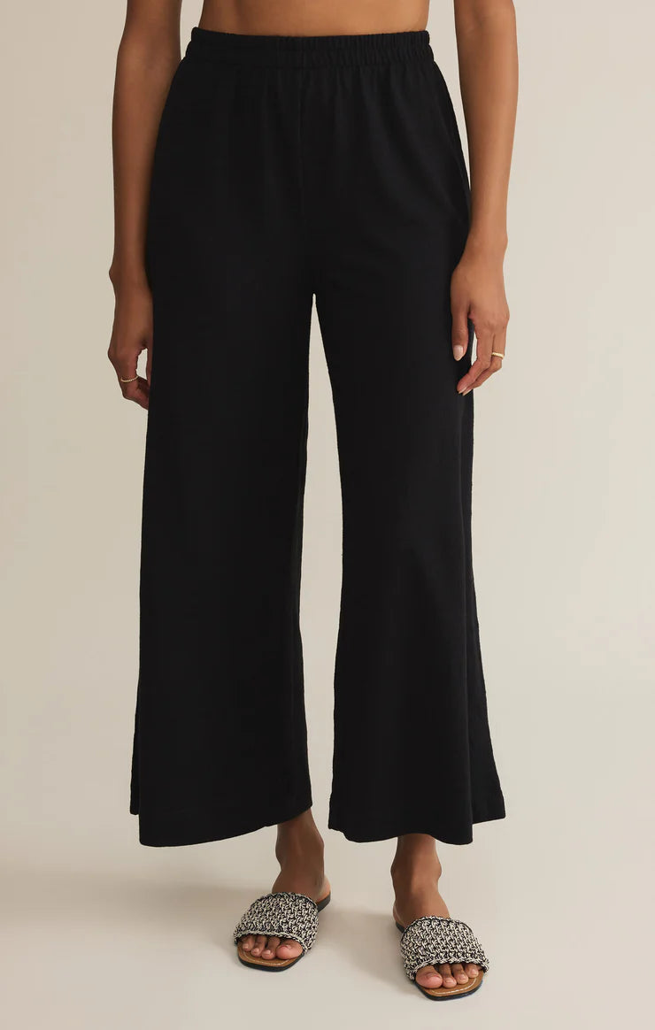 Scout Textured Slub Pant - Black