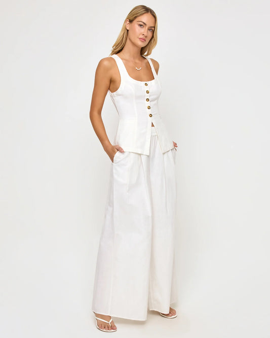 Sofie Vest - White