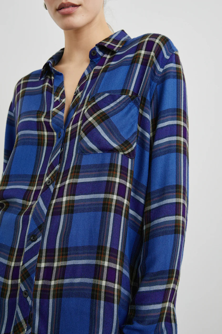 Hunter Shirt - Sapphire Indigo