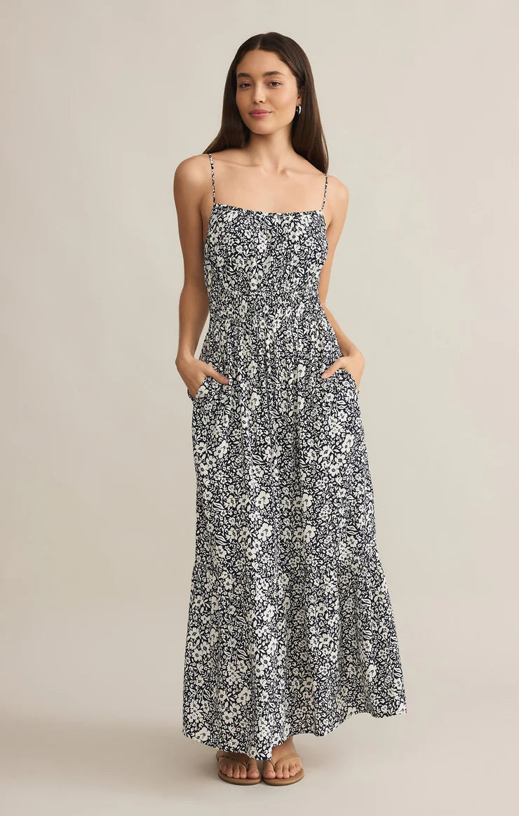 Toluca Ynez Floral Maxi Dress - Eclipse