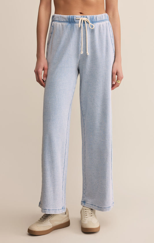 Hunter Knit Denim Pant - Washed Indigo