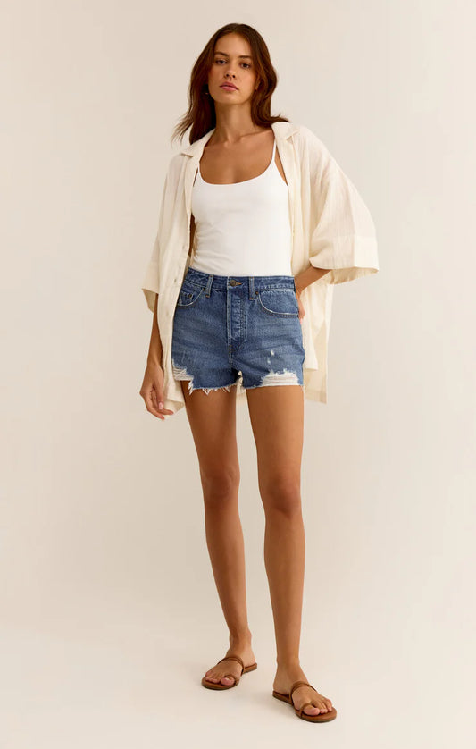 Classic Hi-Rise Denim Short - Vintage Indigo