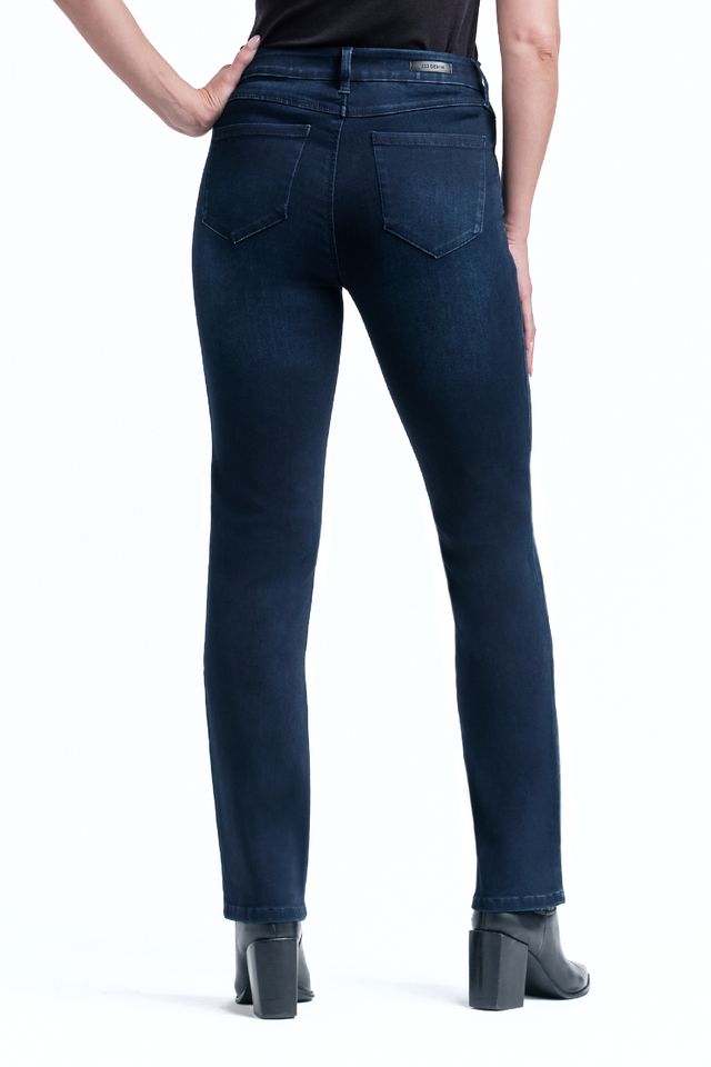 Yanique Mid Rise Slim Jean - Dark Wash